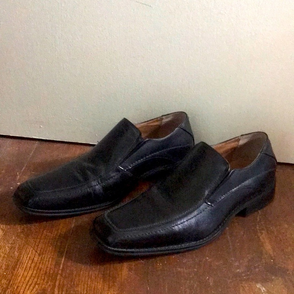 Joseph Abboud Men’s Black Leather Dress Shoes